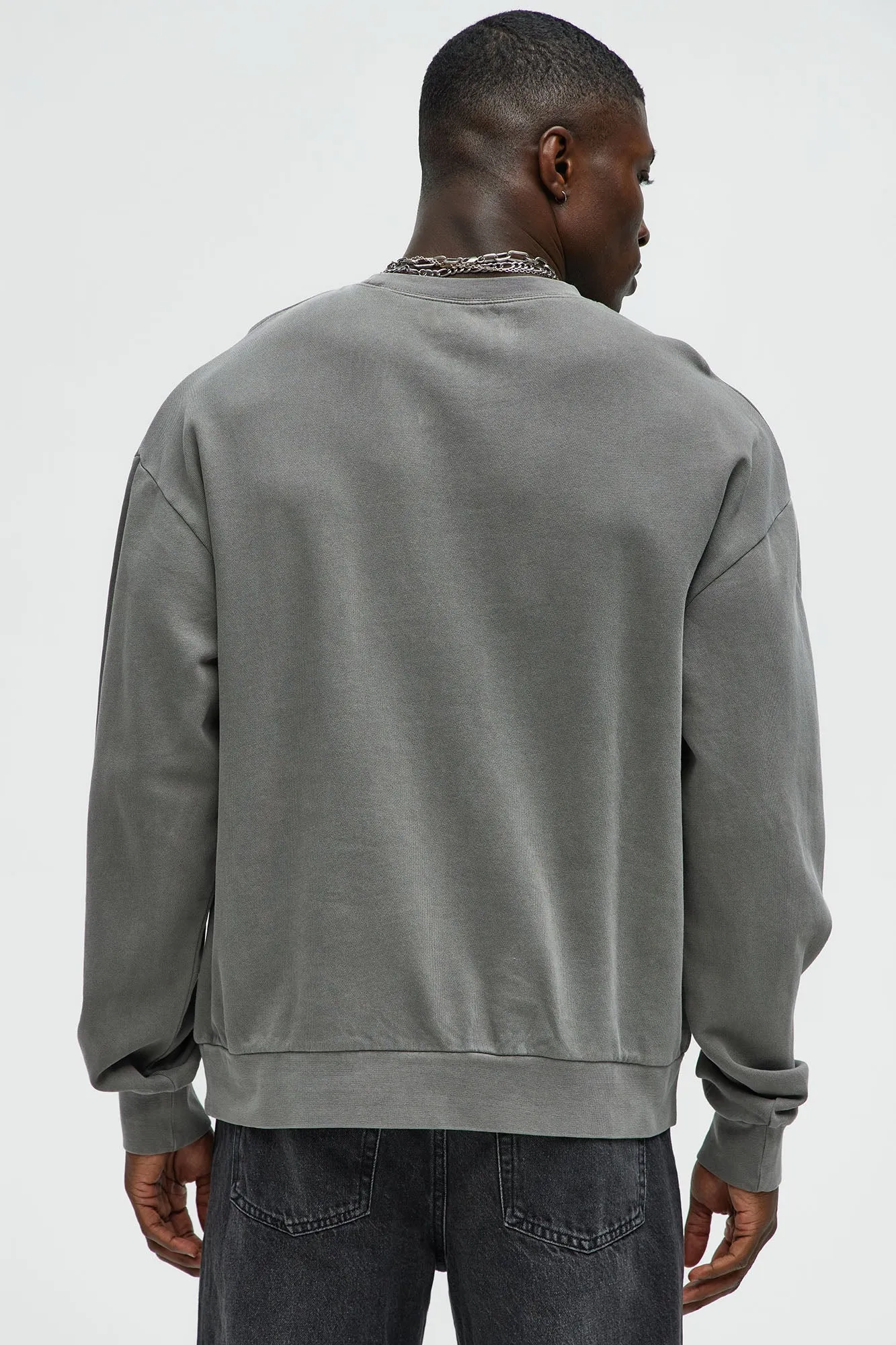 1983 It Takes Strength To Be Gentle Crew Neck Sweatshirt - Charcoal