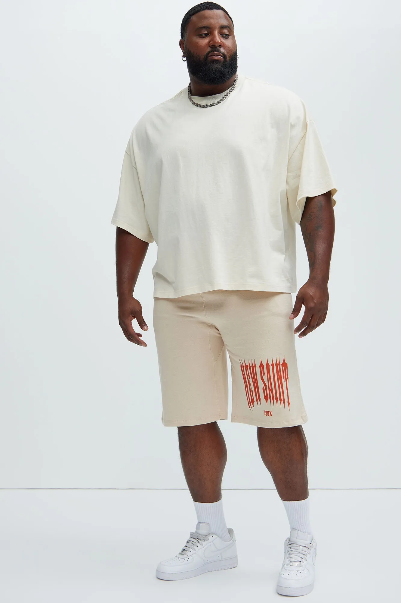 199X Edge Sweatshorts - Cream