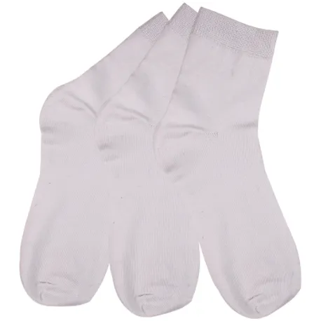 3 pares de calcetines blancos
