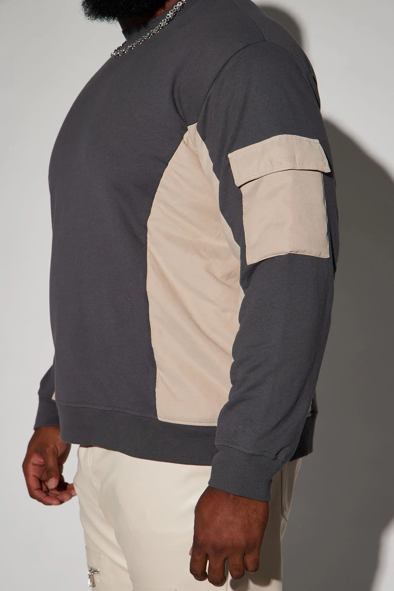 Ace Crewneck Sweatshirt - Charcoal/combo