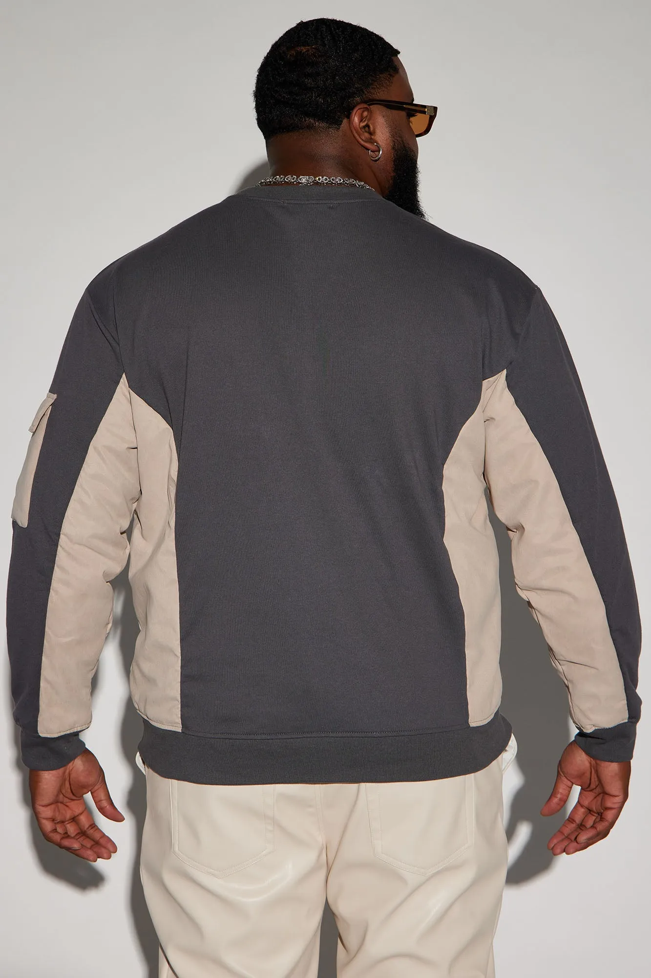 Ace Crewneck Sweatshirt - Charcoal/combo