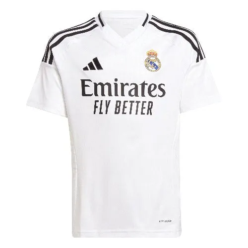 Adidas Youth Real Madrid 24/25 Home Jersey