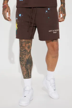 Art And Design Dept Shorts - Brown