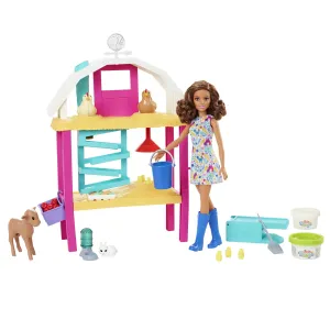 Barbie Profesiones Set de Juego Diversión en la Granja