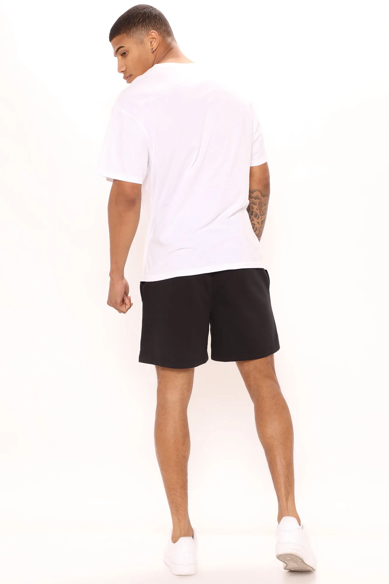 Bart Simpsons Fleece Shorts - Black