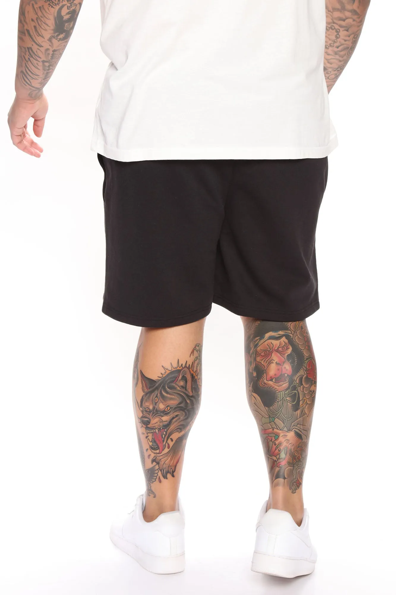 Bart Simpsons Fleece Shorts - Black