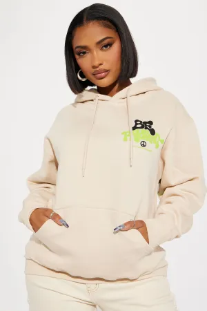 Be Present Graphic Hoodie - Sand