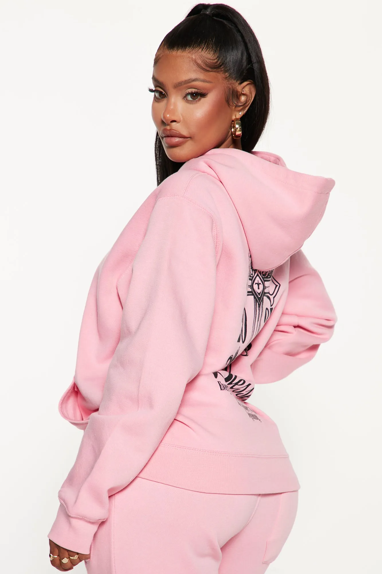 Best Behavior Hoodie - Pink