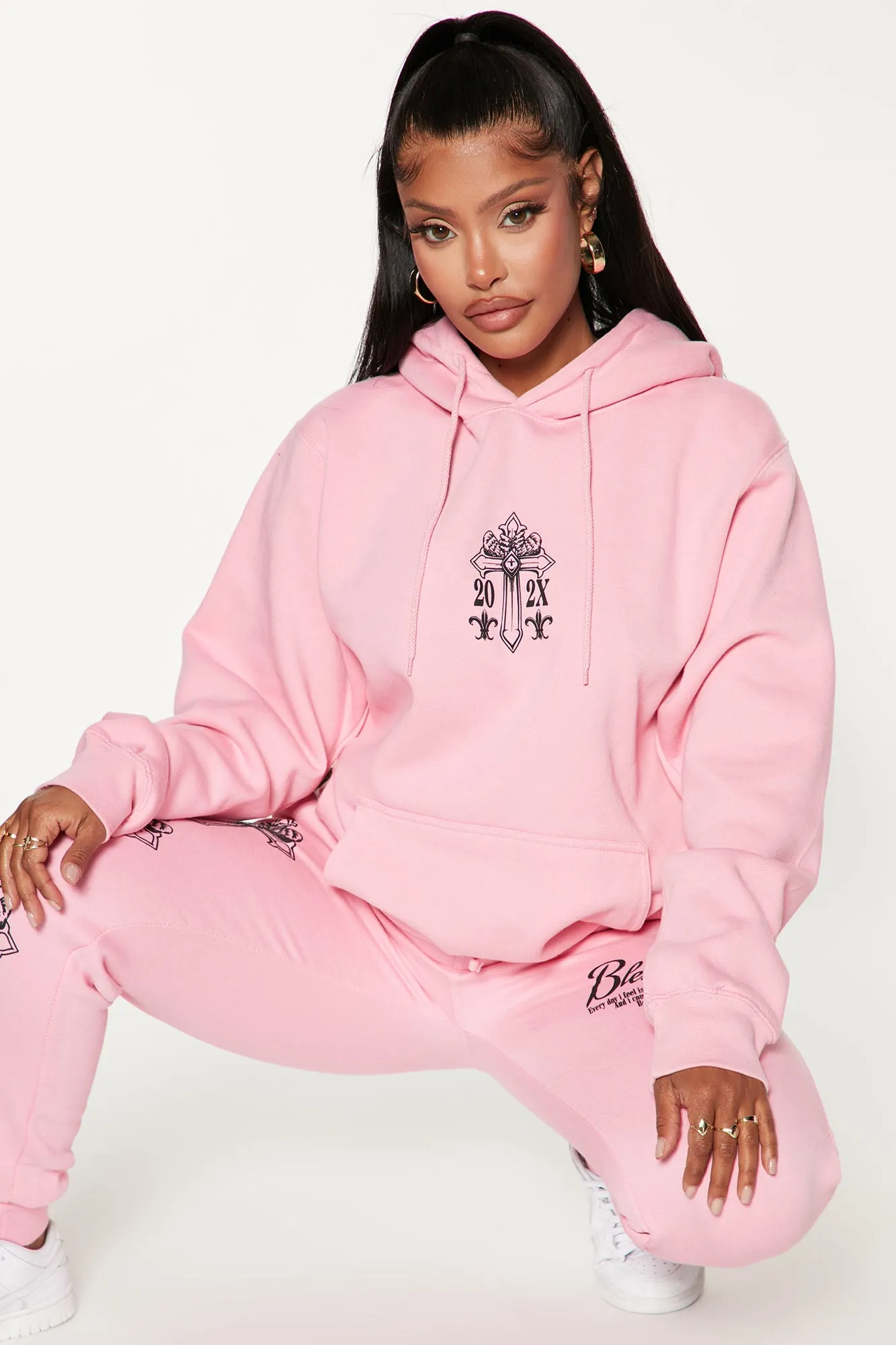Best Behavior Hoodie - Pink