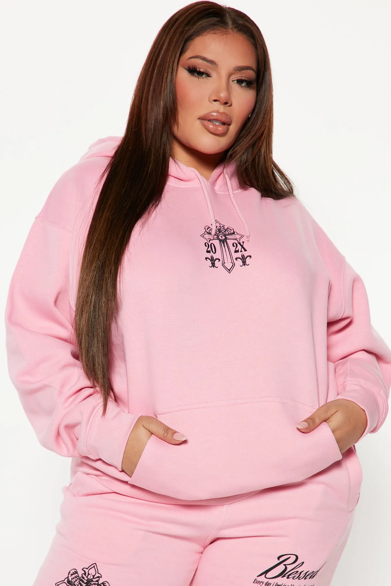 Best Behavior Hoodie - Pink