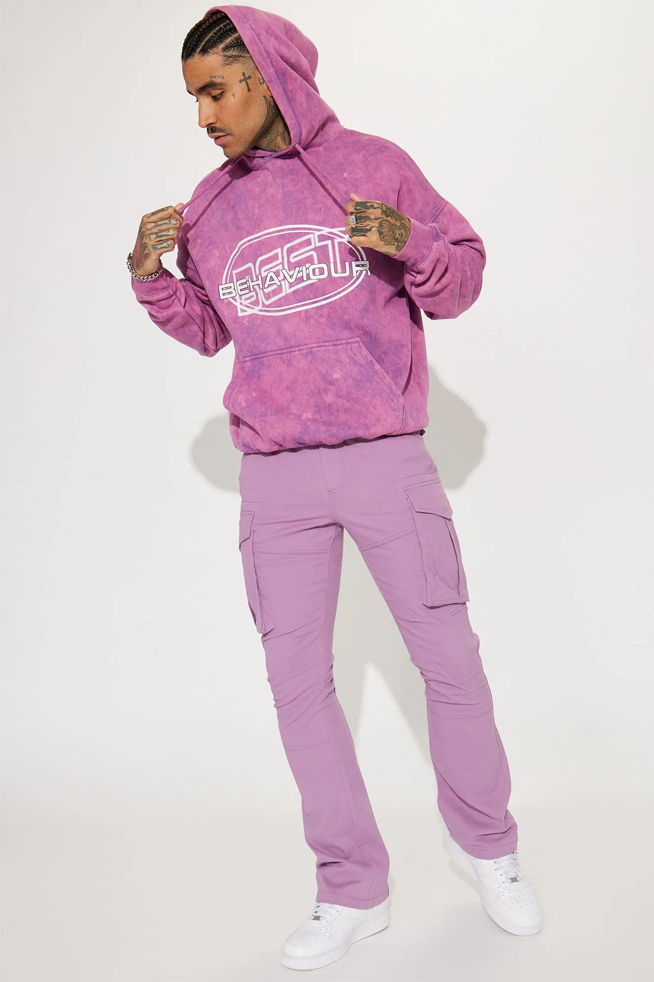 Best Behavior Oversized Hoodie - Mauve