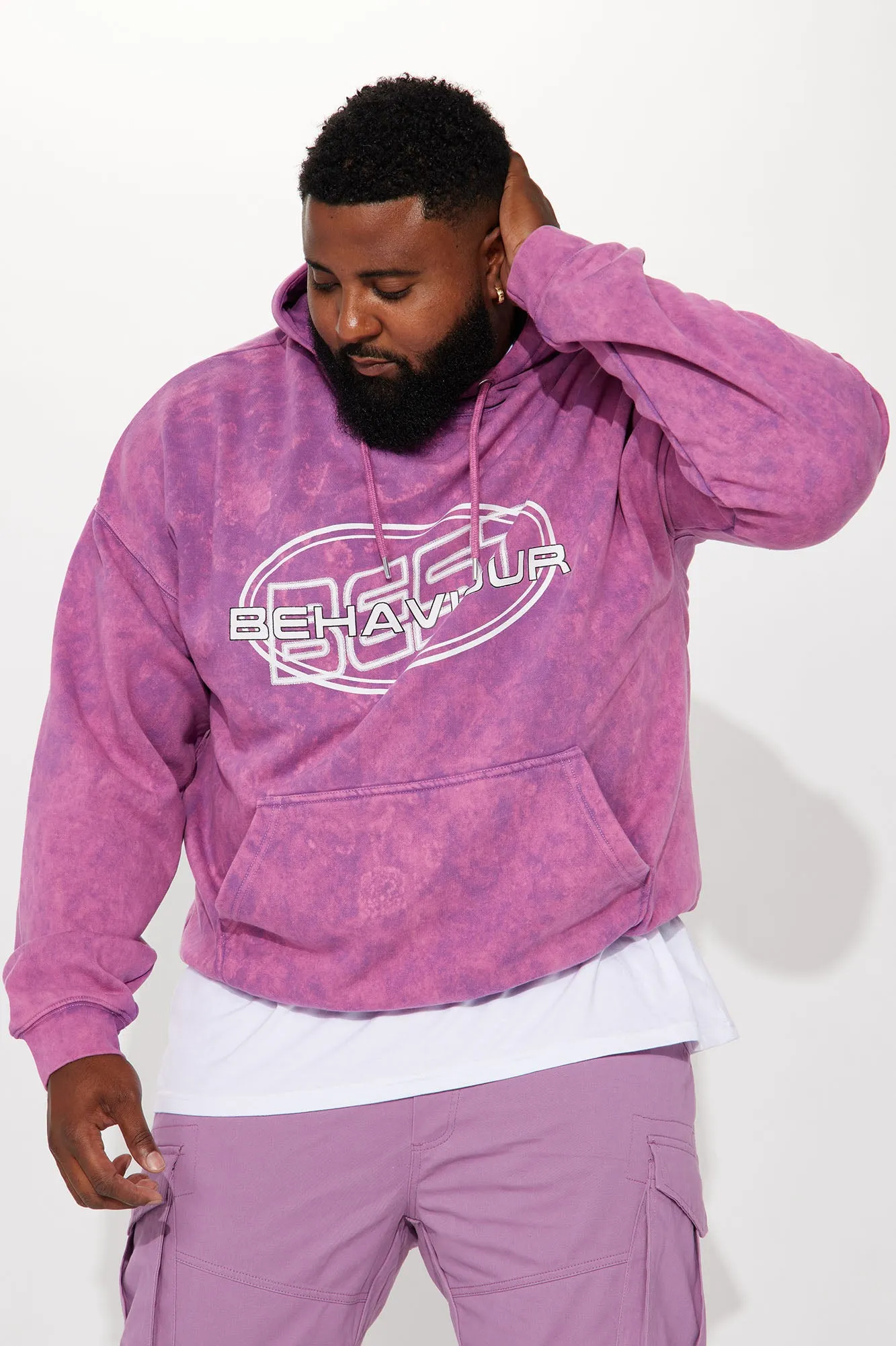 Best Behavior Oversized Hoodie - Mauve