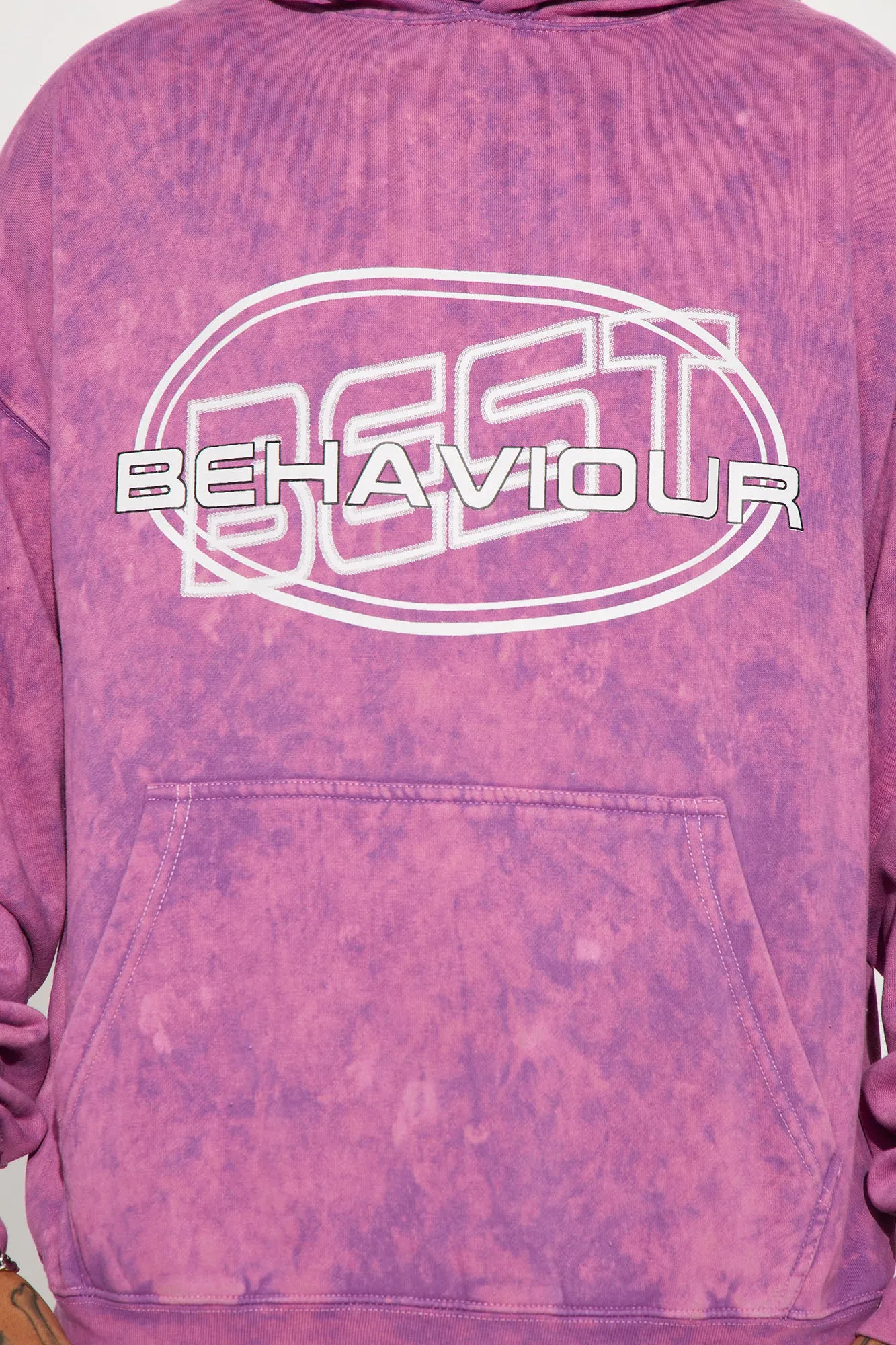 Best Behavior Oversized Hoodie - Mauve