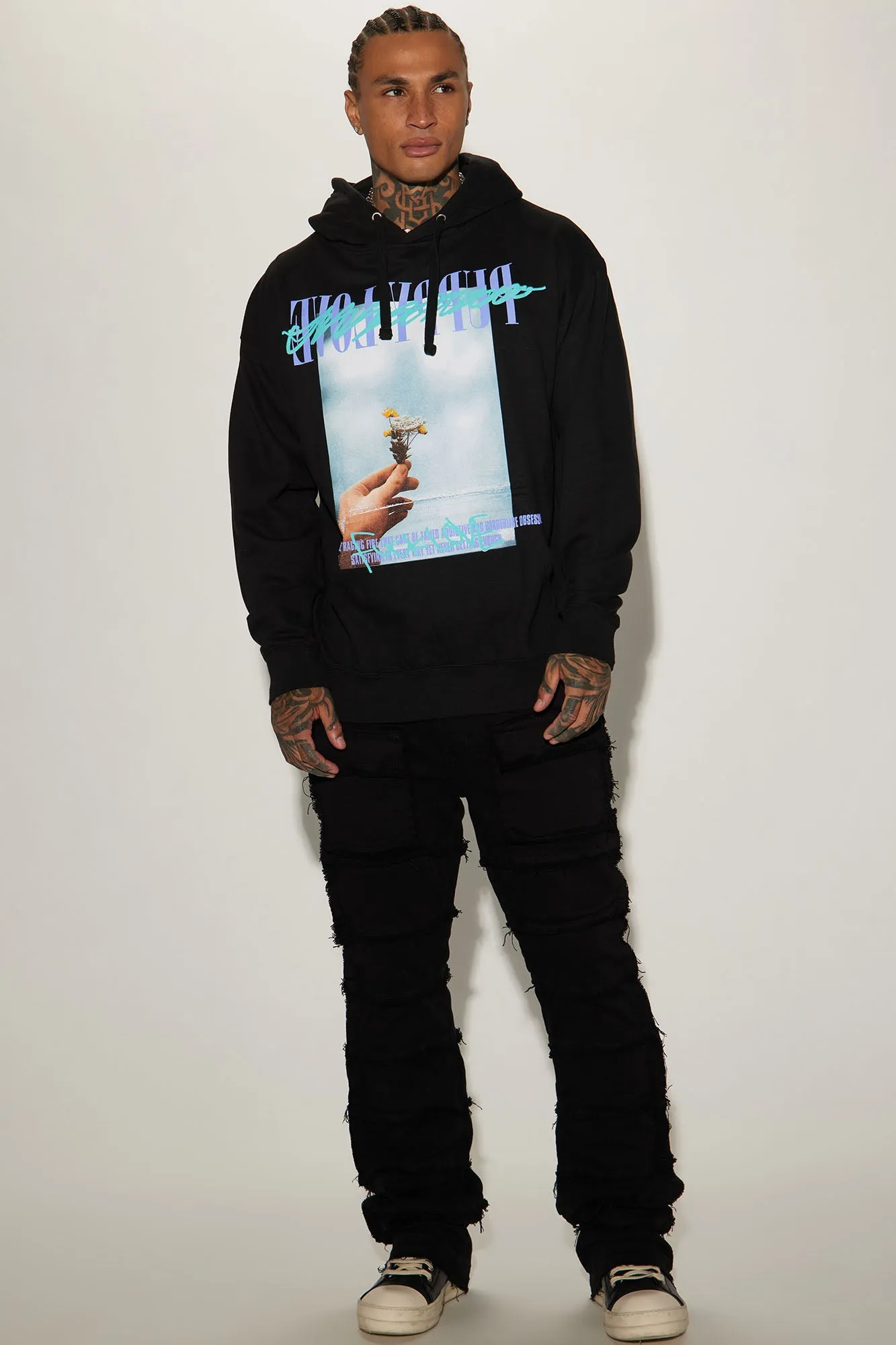 Blessed Eagle Hoodie - Black