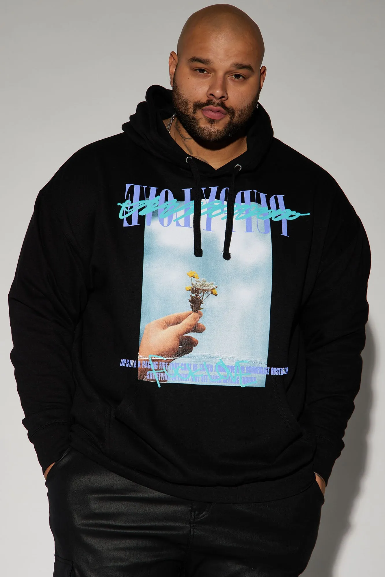 Blessed Eagle Hoodie - Black