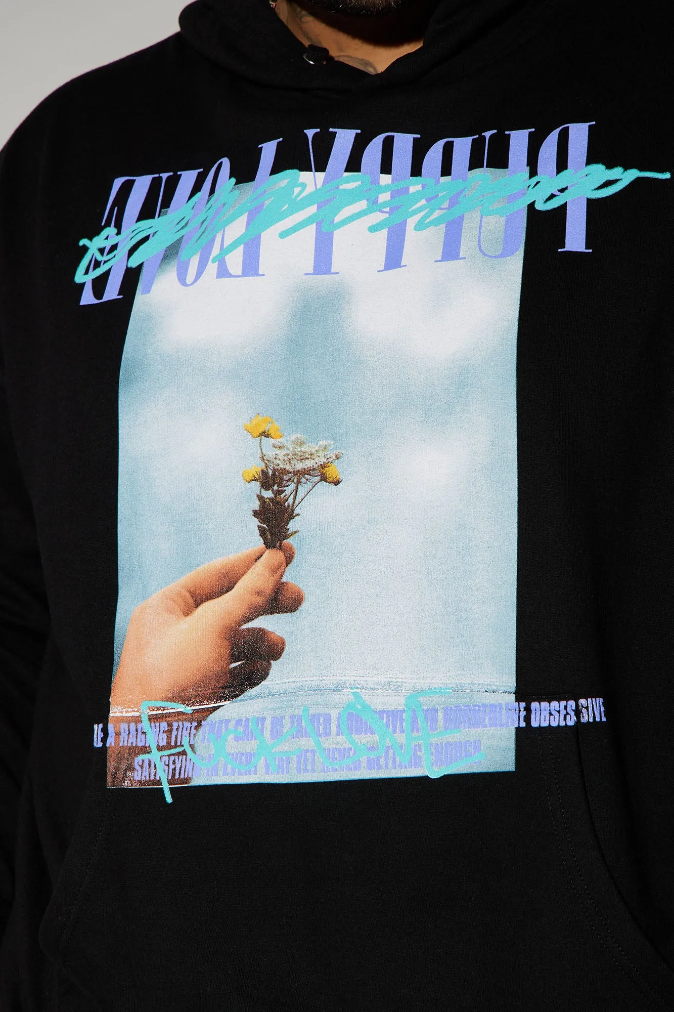 Blessed Eagle Hoodie - Black