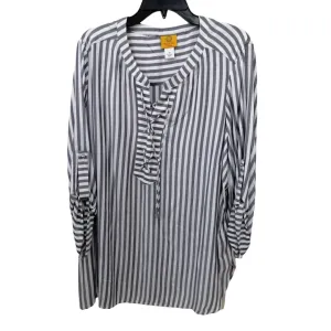 Blusa a rayas Blancas/Grises Ruby Rd X