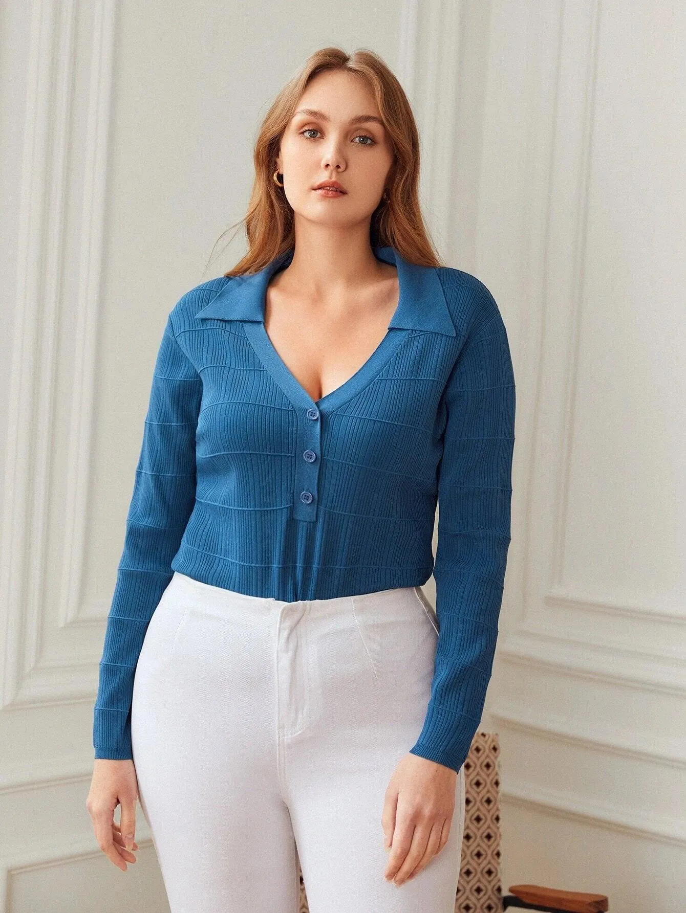 Camiseta Body De Malha PLus Size - Eden