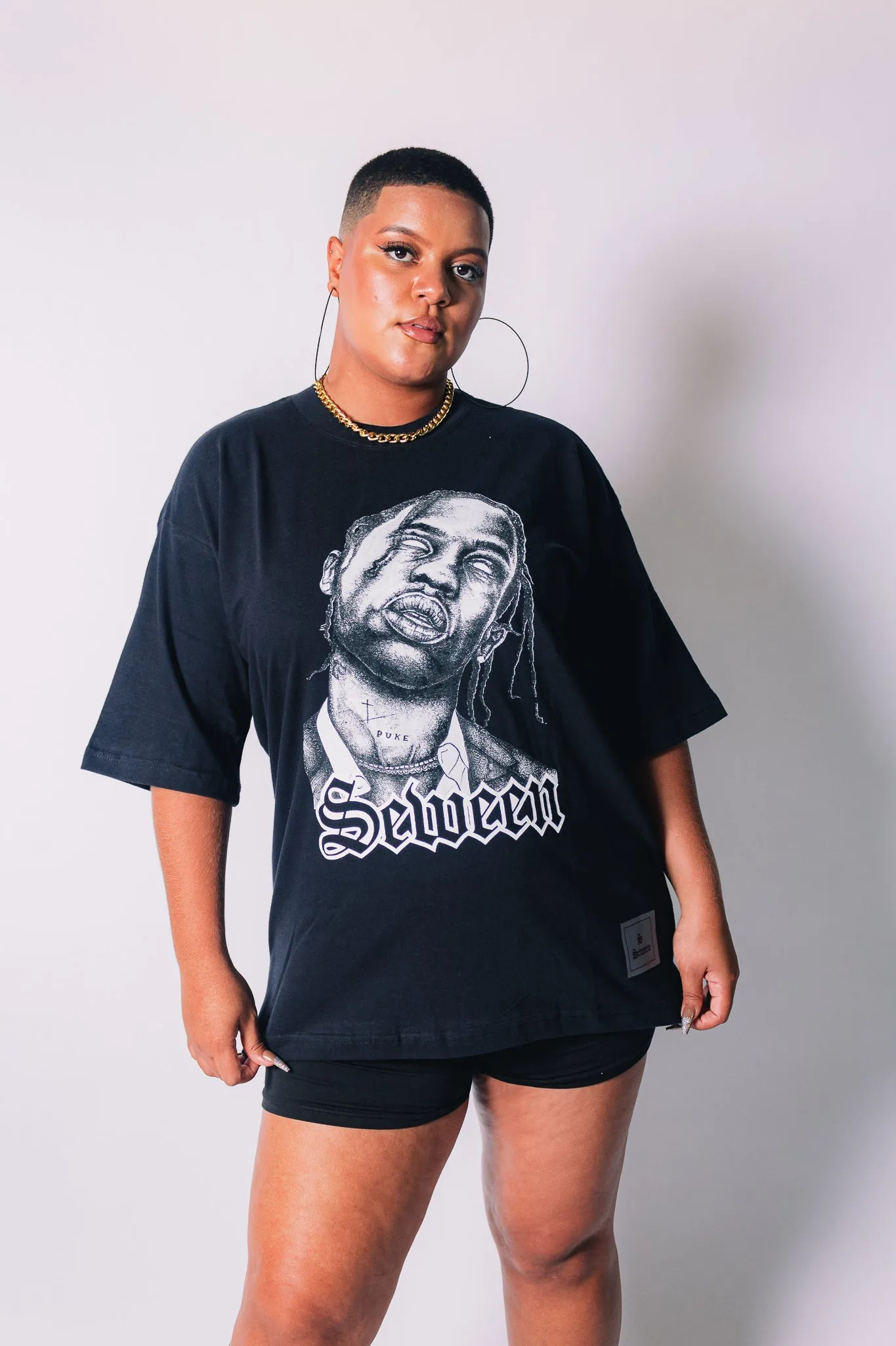 Camiseta Oversized Travis Scott