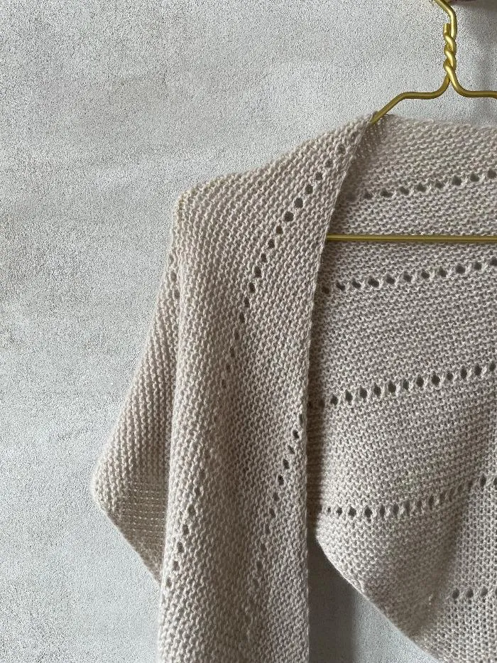 Easy Peasy asymmetrisk sjal fra Önling, strikkeopskrift