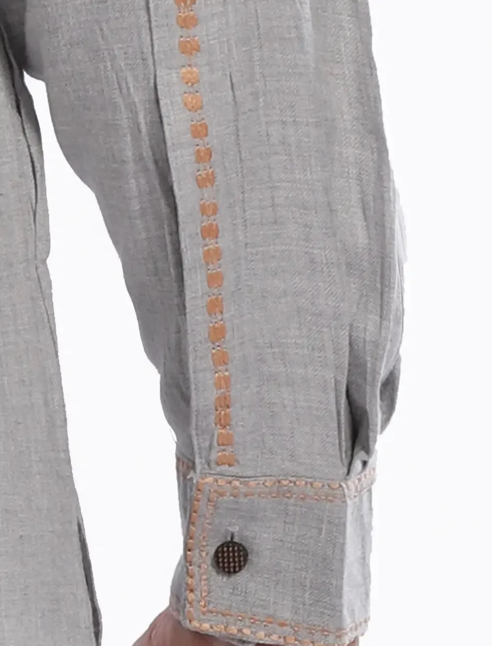 Embroidered Short Slim Fit Panjabi