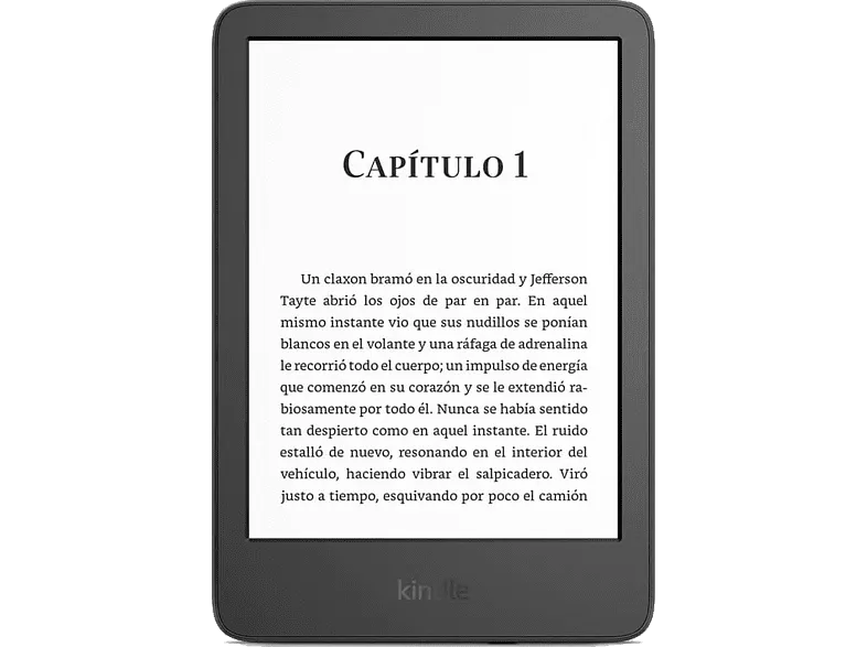 eReader - Amazon Kindle, Para eBook, 6", Doble de almacenamiento, 16 GB, 300 ppp, E-Ink, Negro