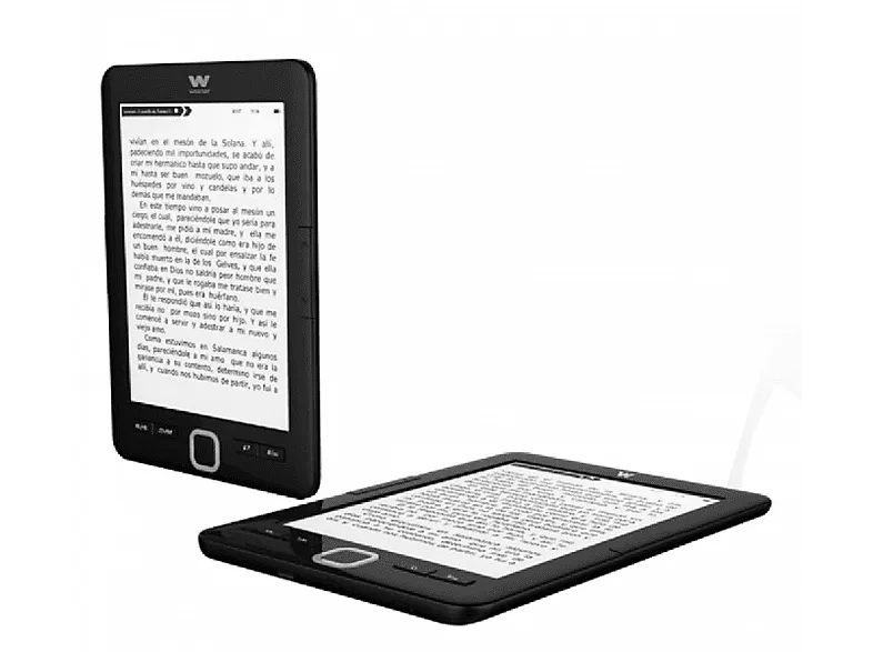 eReader - Woxter Scriba 195, Para eBook, 4GB capacidad y 6 pulgadas, Negro