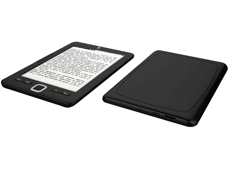 eReader - Woxter Scriba 195, Para eBook, 4GB capacidad y 6 pulgadas, Negro