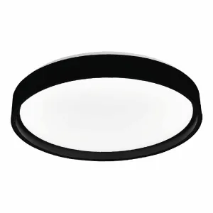 Lámpara De Techo LED Plafón 18W 1800Lm CCT Ajustable Acabados Negros.