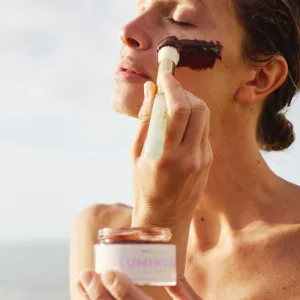 luminosa: máscara facial mel   açaí