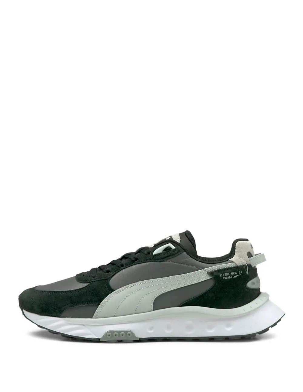 Puma Wild Rider Rollin Negras y Grises Hombre