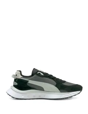 Puma Wild Rider Rollin Negras y Grises Hombre